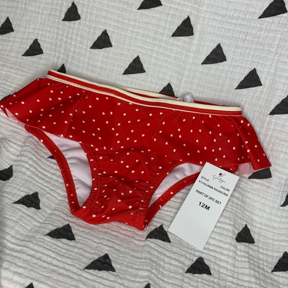 *NWT*Jessica Simpson Baby Rashguard w/bottoms 12mo - Picture 4 of 6